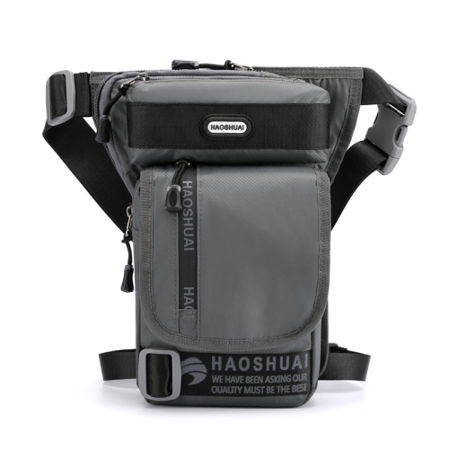 

HAOSHUAI Men Outdoor Riding Leg Bag Waist Bag Sports Chest Bag Messenger Bag(Grey)