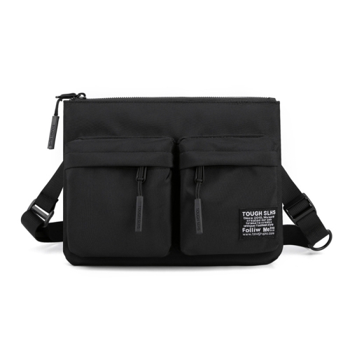 

WEPOWER Men Chest Bag Leisure Sports Shoulder Bag(Black)
