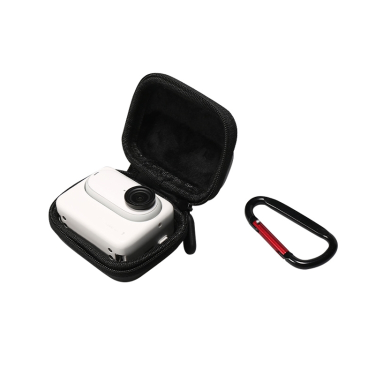 

For Insta360 GO 3 Mini Body Bag Portable Storage Bag With Carabiner(Black)