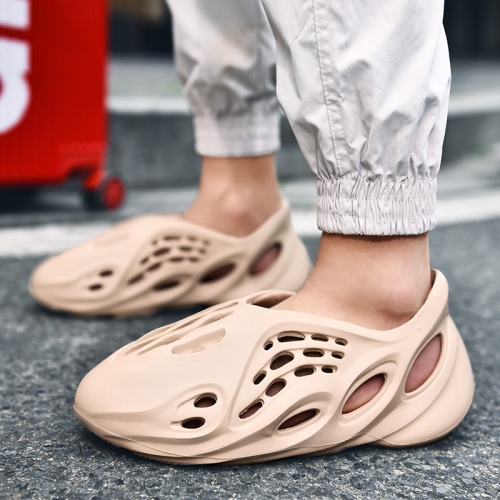 

Summer Hollow Breathable Casual Sandals Outdoor Sports Beach Shoes, Size: 39(Beige)