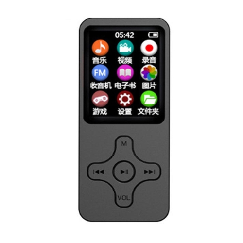 

MP3/MP4 Bluetooth Cross Student Sports Walkman English Player With 64G Memory Card(Black)