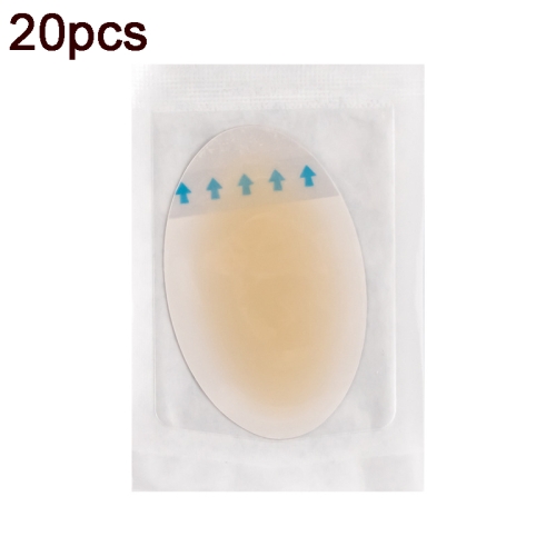 

20pcs Anti-wear Heel Gel Plasters Invisible Heel Stickers Blister Protection, Size: 69 x 44mm