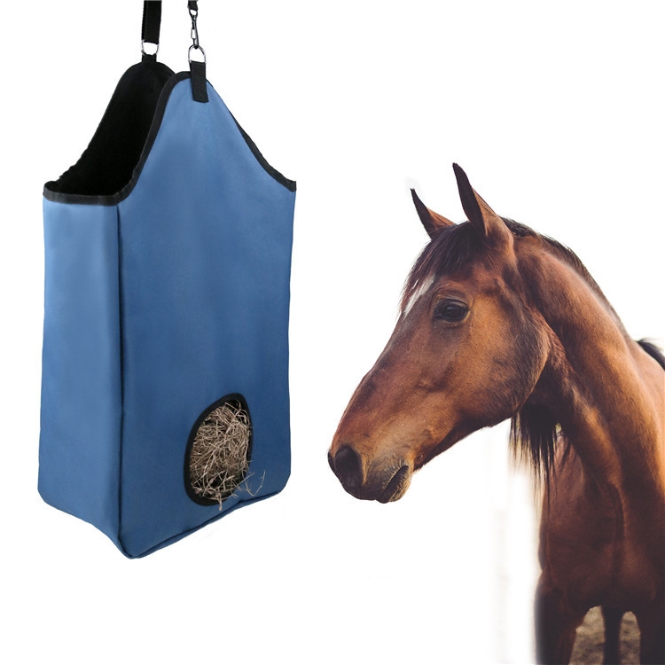 

Double Layer Oxford Cloth Horse Hay Bale Hay Tote Bag(Blue)