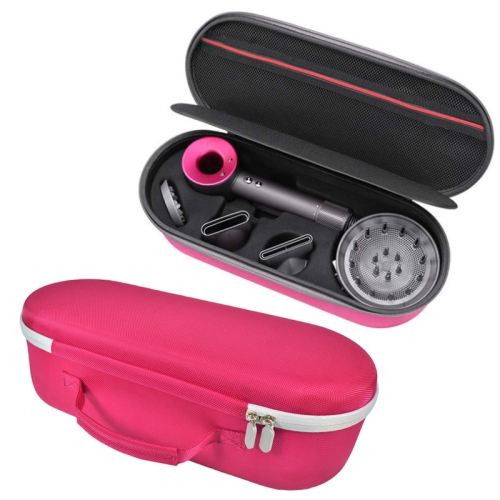 

For Dyson HD01 HD03 Hair Dryer Storage Box EVA Hard Shell Bag(Rose Red)
