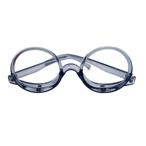 Loupe de maquillage Lunettes presbytes Lunettes de lecture pivotantes degr 400 gris transparent