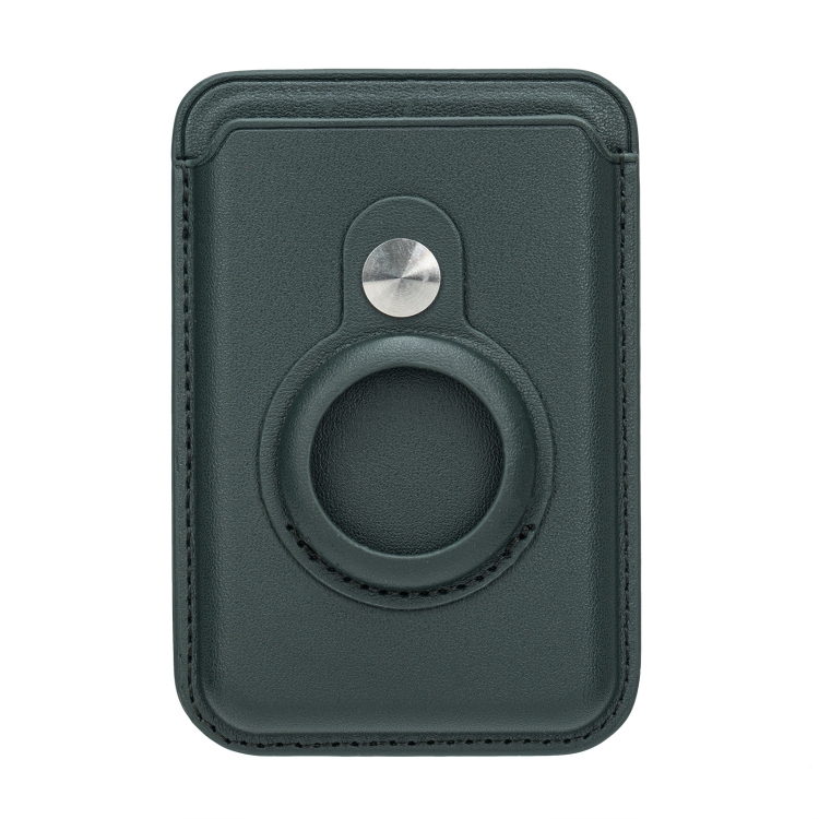 

For Airtag Positioner Fiber Card Clip Anti-Theft Card Tracker Protection Cover, Size: Magnetic(Green)