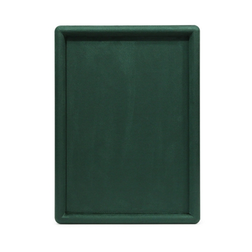 

30x22x1.8cm Jewelry Tray Ring Rectangular Empty Plate Earrings Necklace Jewelry Display Plate(Green)