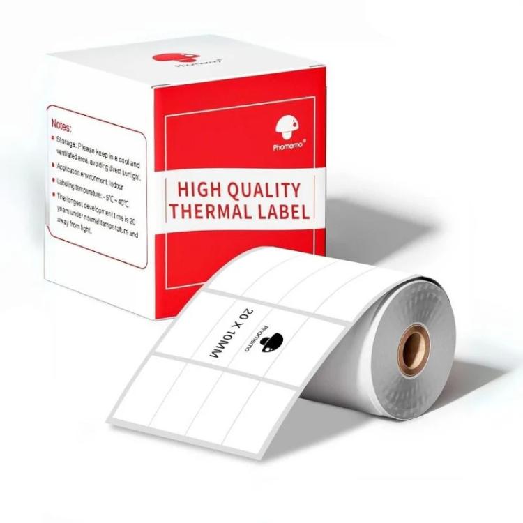 

Phomemo 10x20mm-1280pcs Thermal Labels For M110 Printer