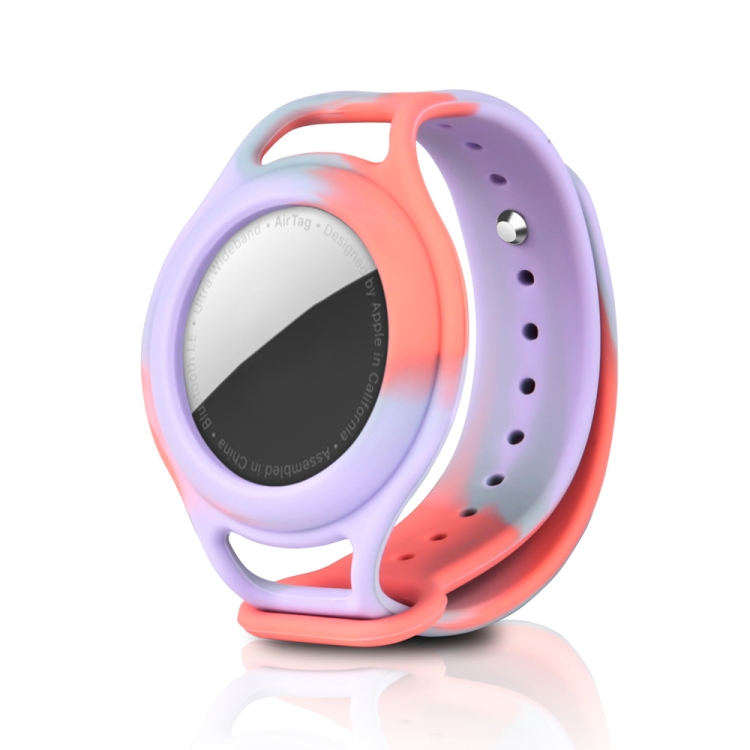 

For AirTag Tracker Wrist Strap Watch Strap Silicone Protective Case(NO 3)