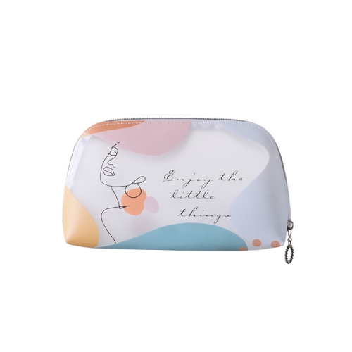 

Morandi Cosmetic Bag Cute Girl TPU Matte Transparent Toiletry Bag, Size: Large Earrings Girl