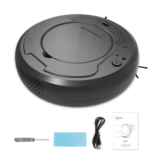 

3-in-1 1800pa Smart Cleaning Robot Rechargeable Auto Robotic Vacuum Dry Wet Mopping Cleaner(Black)