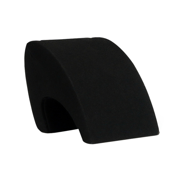 Boîte Cadeau En Velours Noir Pour Collier - Présentoir Bijoux Voyage - Pour Femme Et Fille - 9x8x3 Cm