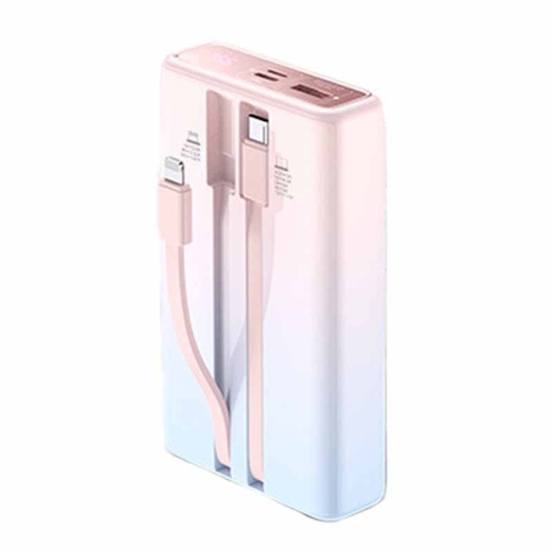 

ROMOSS PAC20 PD 20W 20000mAh Power Bank Built In 8 Pin & Type-C/USB-C Cable(Gradient Color)