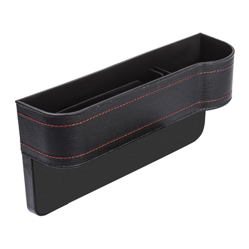 Car Seat Gap Interior PU Leather Storage Box Water Cup Holder(Co