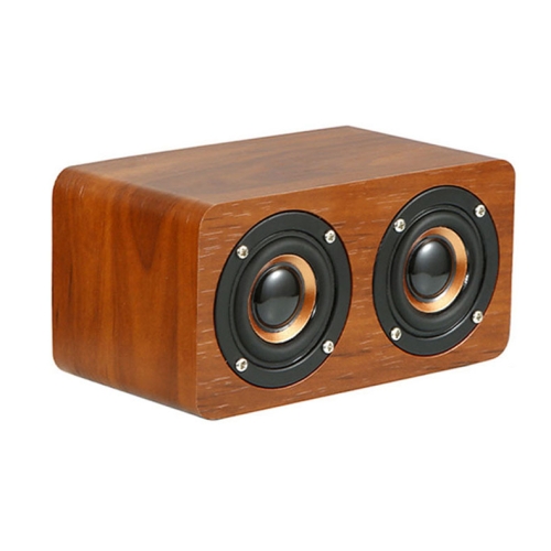 Wooden Retro 3D Stereo Audio Bluetooth Speaker Subwoofer Desktop Audio ...