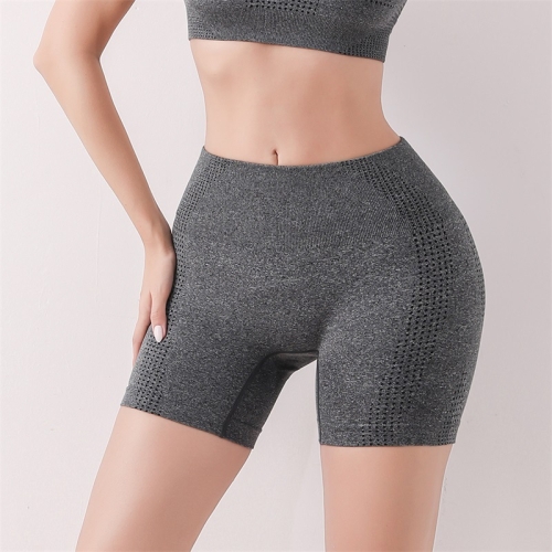 

Women Fitness Sports Butt Lifting Shorts Shaping Beauty External Wear Leggings, Size: S/M(Dark Gray)