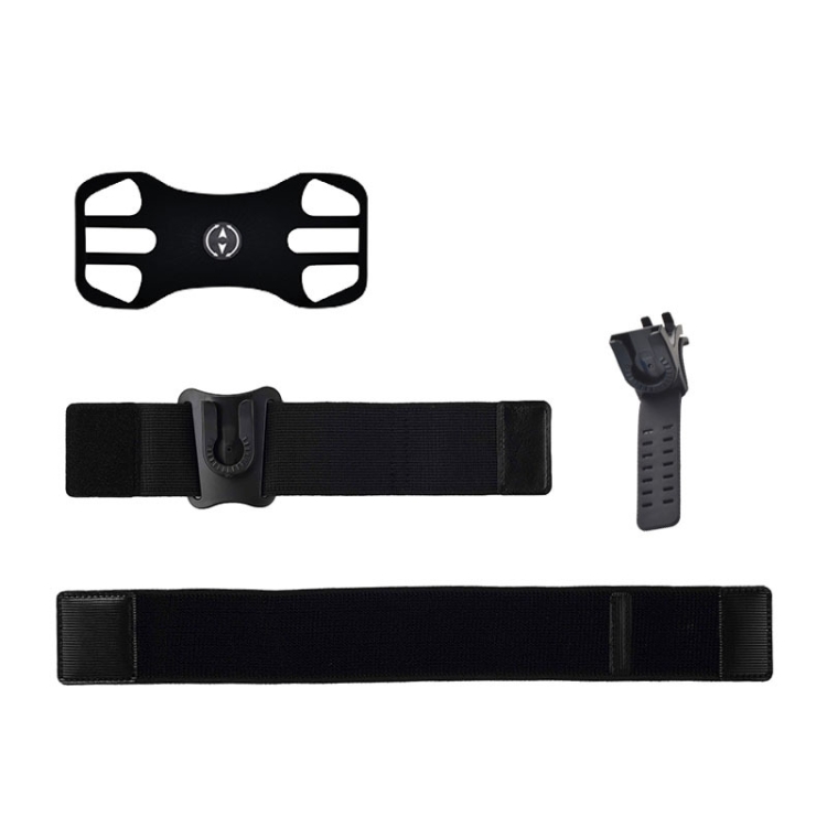 

3 In 1 Disassembered Rotating Arm Belt Bag Sports Phone Bag Bracket For 4.5-7 inch Phones(Black)