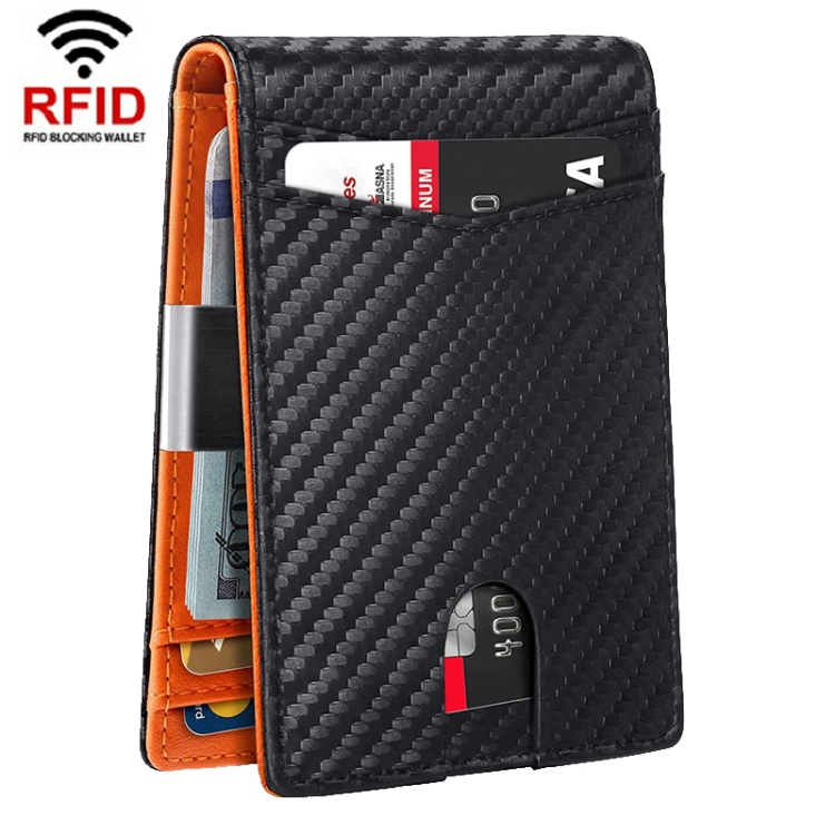 RFID Anti-Magnetic And Anti-Theft Leather Multi-Card Credit Card Wallet ...