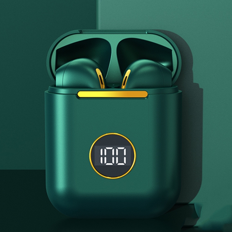 

X1 TWS LED Digital Display Wireless Noise Canceling Sport Bluetooth Headphone(Green)