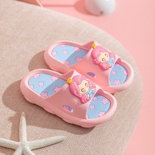 

Children Slippers Cartoon Non-slip Soft-soled Sandals, Size: 34-35(Pink)