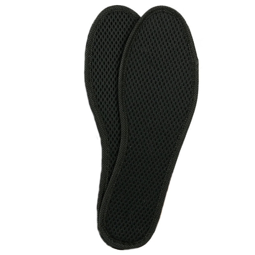 

10pairs Bamboo Charcoal Deodorant Comfortable Soft Breathable Insole, Size: 35(Black)