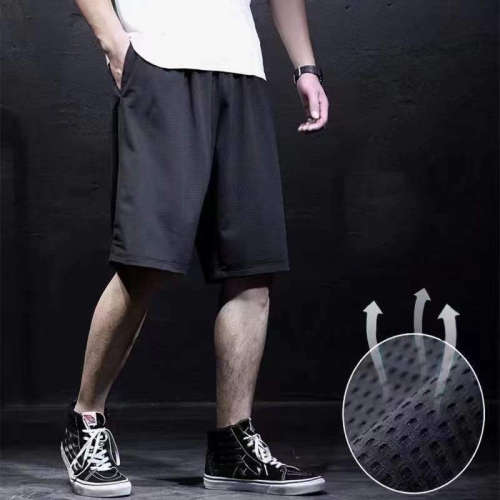 Men Summer Quick-drying Ice Silk Sports Slack Shorts, Size: M(Black Mesh) mesh система xiaomi
