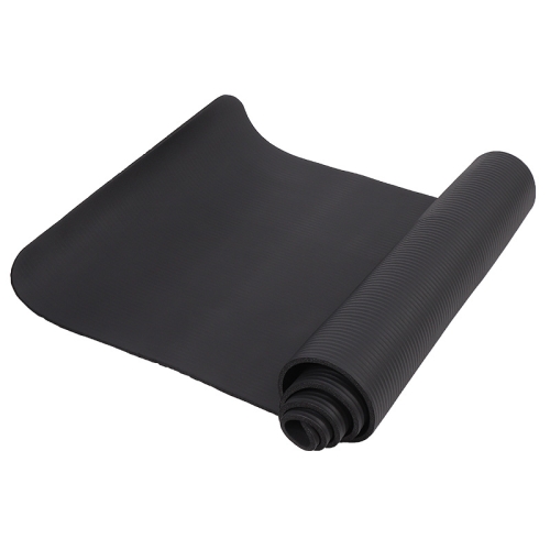 

187 x 62.5 x 0.8cm NBR Yoga Mat Widened and Thickened Non-slip Dance Fitness Mat(Black)
