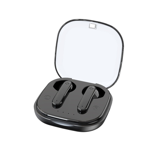 

S5 Bluetooth 5.4 Headphones Transparent Cover Both Ears With Charging Compartment(Black)