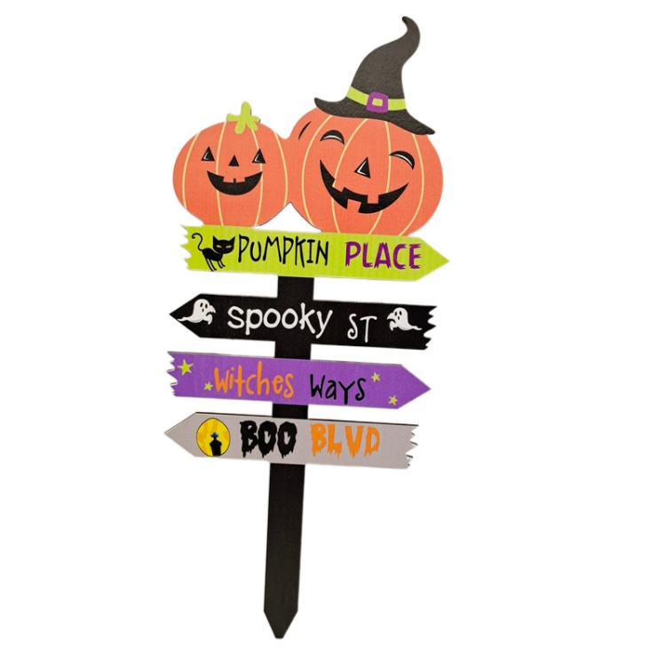The magnificence of nature in its most ghostly aspect: use the Halloween Outdoor Garden Decoration Yard Signs,