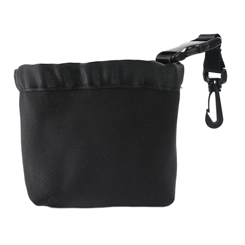 

Portable Removable Golf Ball Waterproof Cleaning Bag(Black)