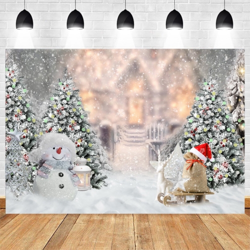 

2.1 x 1.5m Holiday Party Photography Backdrop Christmas Decoration Hanging Cloth, Style: SD-795