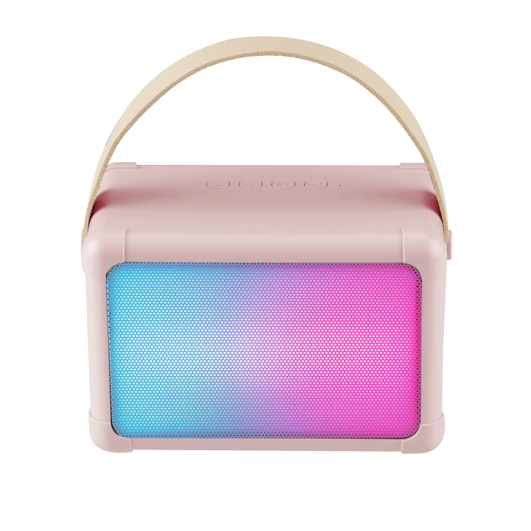 DOSS Cute Bluetooth Speaker, Candy Mini Cassa Bluetooth portatile con suono potente, altoparlante carino per la casa -rosa