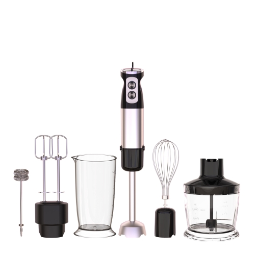 

6-in-1 600W Multifunctional Electric Blender Stainless Steel Food Cooking Stick UK Plug
