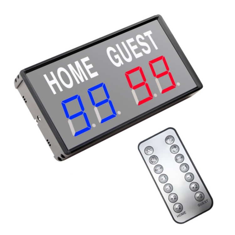 

100240V LED 0-99 Game Scoreboard With Remote Control for Basketball AU Plug