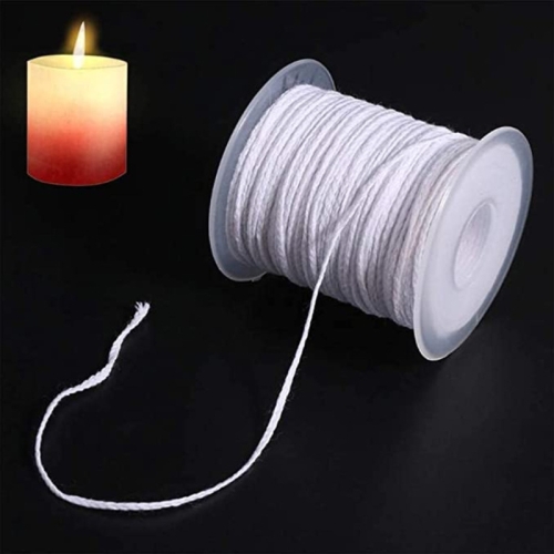 

61m 24-strand Cotton Rope Braided Candle Wick Core DIY Handmade Candle Core