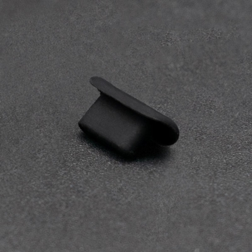 

8 Pin Phone Dust Plug Silicone Charging Port Plug(Black)