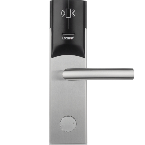 

LOCSTAR 8088 RFID Card +Mechnical Key Unlock Hotel Door Lock(Stainless Steel)