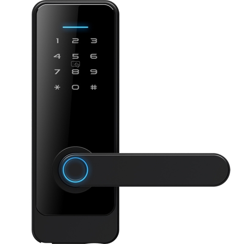 LOCSTAR C89 Smart Fingerprint Password Lock Home Indoor Door TUYA System Lock(Black)