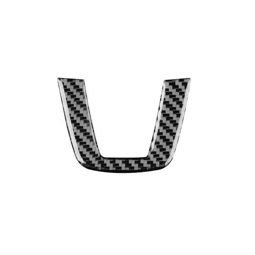 

For Volkswagen Sagitar 2019-2023 Left-hand Drive Steering Wheel Chin Decoration Sticker(Black)