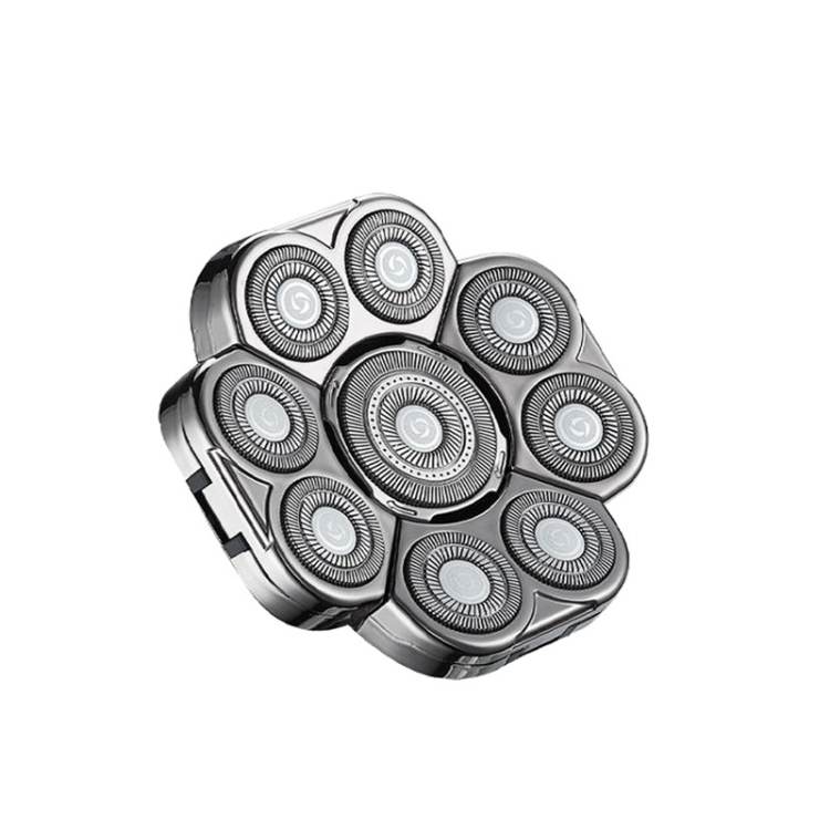

Universal Wet Dry Electric Shavers Replacement Blade Head, Spec: 9 Blades Head Silver
