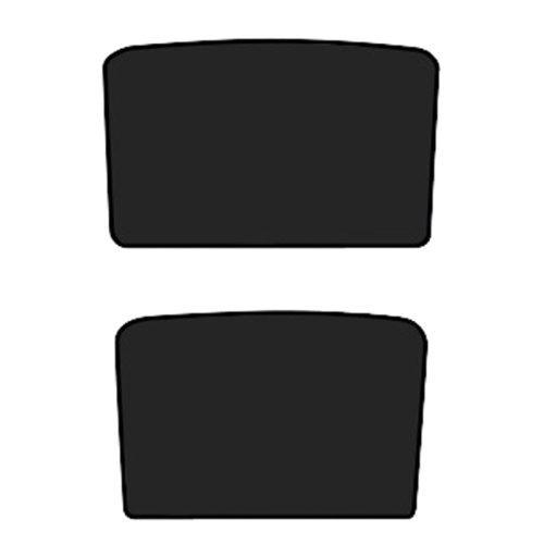 2pcs /Set For Tesla Model Y Ice Crystal Sunshade Car Roof Front And Rear Sunroof Shade(Black) 5cm 2m 2inch 6 6ft adhesive conductive copper foil shielding tape single side conductive 2pcs 4 string jazz bass guitar black bridge pickups compatible with 4 string jb bass guitar