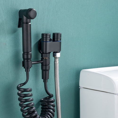 

Toilet Mate Booster Flusher Toilet Cleaning Shower Set , Specification: Black Copper Model