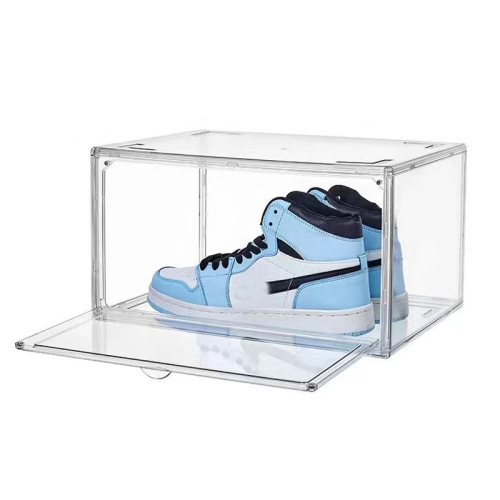 

All Transparent Acrylic Storage Sneaker Shoe Box(Side Opening)