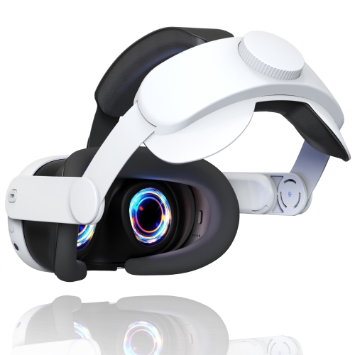 

For Oculus/Meta Quest 3 VR Adjustable Elite Headset Head Strap(White)