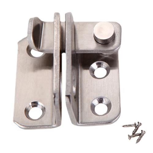 

Large Right Open Stainless Steel Sliding Door Latch No Punch Latch Door Bolt Catch With Screw