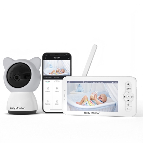 

5 Inch HD Baby Monitor Wireless Wifi Baby Care Camera AU Plug