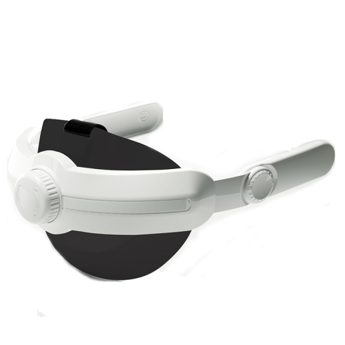 

For Oculus/Meta Quest 3 VR iplay Head Strap Reduce Pressure Adjustable Headband(White)