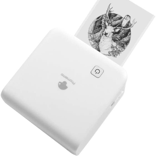 Phomemo M02 PRO Pocket Mini piccola stampante portatile Bluetooth errata  per etichette termiche (bianco)