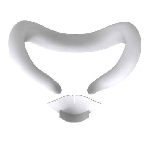 For Meta Quest 3 Silicone Face Cover Eye Mask with Nose Pad(White) artificial calla lily plant with pot 85 cm white