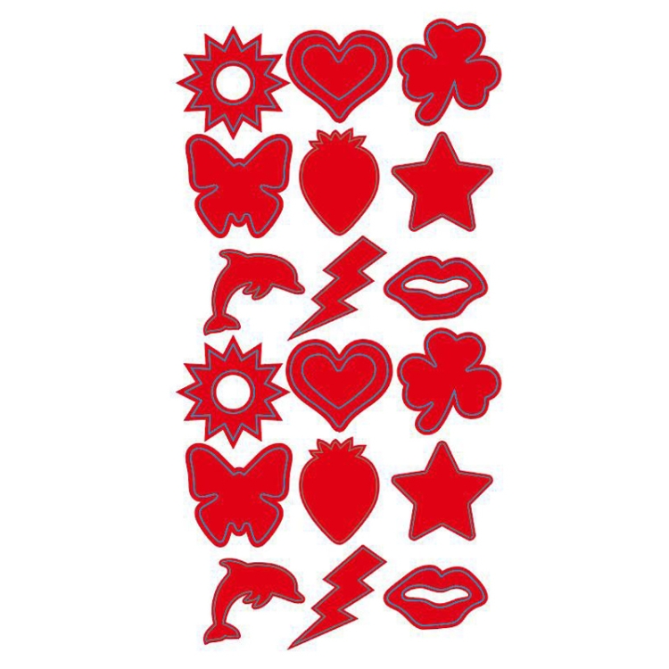 

180pcs /Pack Style 5 Tanning Sunbathing Stickers Self Adhesive Body Stickers